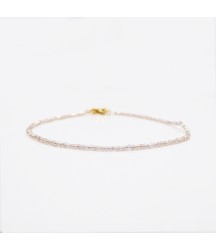 30Pcs Handmade Temperament White Crystal Necklace